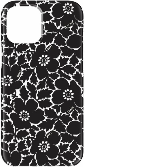 Coach Black Floral Case for iPhone 12 PRO MAX - Picture 2 of 2